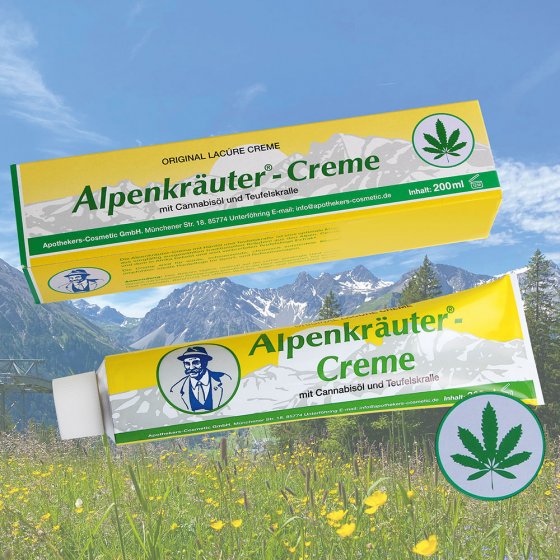 Alpenkräuter Cannabisöl Creme 200 ml 