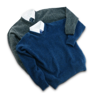 Wollpullover Shetland-Pullover 