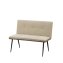 2-Sitzer Bank Antikbraun/Taupe Joschka - 1