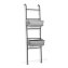 Leiter-Regal, Metall/Stoff mit Ablagen - 1