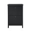 Schuhschrank Hayet Schwarz - 1