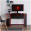 Gaming Schreibtisch Schwarz/Rot Moderner Gamer-Tisch 120 x 76 x 54 cm - 1