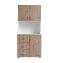 Küchenschrank Weiß Artisaneiche Blanca - 1