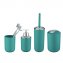 Bad-Accessoire Set Mod. Brasil Petrol, 4-teilig , Spezialkunststoff, bruchsicher - 1