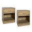 Nachtschrank 2er Set Thekla Artisaneiche - 1
