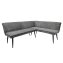 Eckbank 195 x 154 cm Mesilla Blaugrau kurzer Schenkel rechts - 1