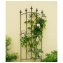 Rankgitter aus Metall mit Herz-Ornament Schwarz Celia - 1