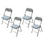 Klappstuhl 4er Set Dima Fabric Grau - 1