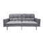 Schlafsofa Brigga Leinen Grau - 1