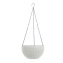 Blumenampel Nessa Rattanoptik Weiß - 1