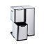 Mülltrennsystem Jannik 60 Liter Silber - 1