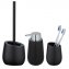 Bad-Accessoire-Set Mod. Badi Schwarz Keramik - 1