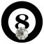 Wandhaken 4er-Set Billard - 1