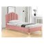 Polsterbett 90 x 200 cm Yoris Pink - 1