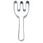 Ausstechform Gabel Tiere - 1