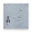 Memoboard Glas Schiefer - 1
