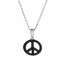 Halskette 925 Silber Boho Peace Zirkoniasteine schwarz günstig online kaufen