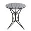 Gartentisch Metall Black and White - 1