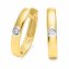 Ohrringe Gold 585 mit 2 Brillanten zus. 0,02ct. - 1