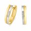 Ohrringe Gold 585 mit 6 Brillanten zus. 0,03ct. - 1