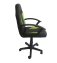 Schreibtischstuhl Junior höhenverstellbar ergonomischer Drehstuhl Schwarz-Grün - 1