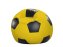 Fußball-Sitzball Kunstleder gelb/schwarz Ø 90 cm linke - 1