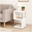 Standregal Weiß Regal 30x65x30 cm modernes Bücherregal - 1