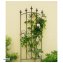 Rankgitter aus Metall mit Herz-Ornament Schwarz Celia - 1