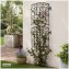 Rankgitter mit Ornamenten Nessa Schwarz 2er-Set - 1