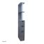 Raumteilerregal 136 cm Thekla Beton - 1