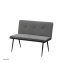2-Sitzer Bank Anthrazit/Grau Joschka - 1