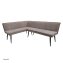 Eckbank 154 x 195 cm Mesilla Braun kurzer Schenkel links - 1