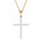 Halskette 585 Gelbgold mit 16 im Labor gezüchteten Diamanten günstig online kaufen