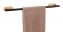Turbo-Loc® Badetuchstange Uno Mod. Orea Bamboo, 60 cm, Befestigen ohne bohren - 1