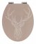 Premium WC-Sitz Mod. Stag, MDF/Bambus, mit Absenkautomatik - 1