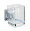 Vacuum-Loc® Zahnputzbecher Mod. Quadro Edelstahl, Befestigen ohne bohren - 1