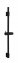 Duschstange Mod. Classic Schwarz 70 cm, 70 cm - 1