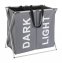 Wäschesammler Mod. Duo Grau, Wäschekorb, 120 l - 1
