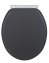 WC-Sitz Mod. Morra Anthrazit Matt, Universalform, aus massivem MDF - 1
