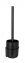 Turbo-Loc® WC-Garnitur Mod. Carpino Schwarz, Befestigen ohne Bohren - 1