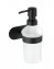 Turbo-Loc® Seifenspender Mod. Orea Black Matt, Befestigen ohne bohren - 1
