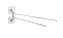 Turbo-Loc® Edelstahl Handtuchhalter 2 Arme Quadro, rostfrei - 1