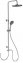 Duschsystem Watersaving Chrom, bis zu 40 % Wasserersparnis - 1