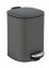 Treteimer Mod. Alassio, Grau 5 L, mit Easy-Close Absenkautomatik - 1