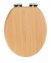 WC-Sitz Mod. Buche Natur, MDF, mit Absenkautomatik - 1