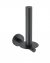 Toilettenpapier-Ersatzrollenhalter Mod. Bosio Black, rostfrei - 1