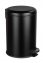 Treteimer Mod. Leman Easy Close Schwarz 20 L, mit herausnehmbarem Einsatz - 1