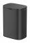 Wand-Kosmetikeimer Mod. Sare Schwarz 5 L, Easy Close Absenkautomatik - 1