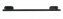 Turbo-Loc® Badetuchstange Mod. Orea Uno Black Matt, 60 cm, Befestigen ohne bohren - 1