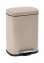 Treteimer Mod. Leno, Taupe 5 L, Easy-Close Absenkautomatik - 1